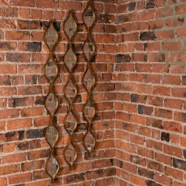 Decorative Hanging Gold Mirror - Image 4