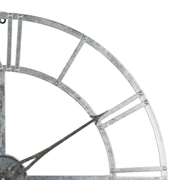 Silver Foil Skeleton Wall Clock - Image 2