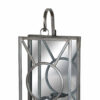 Antique Silver Rectangle Mirrored Tealight Holder - Image 2