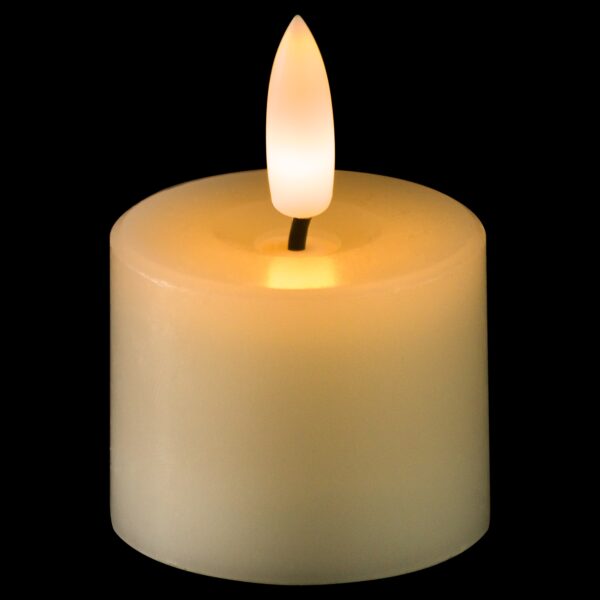 Luxe Collection Set Of 6 Natural Glow Led Tealight Candles - Image 4
