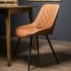 Oslo Tan Dining Chair - Image 4