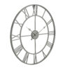 Silver Skeleton Wall Clock