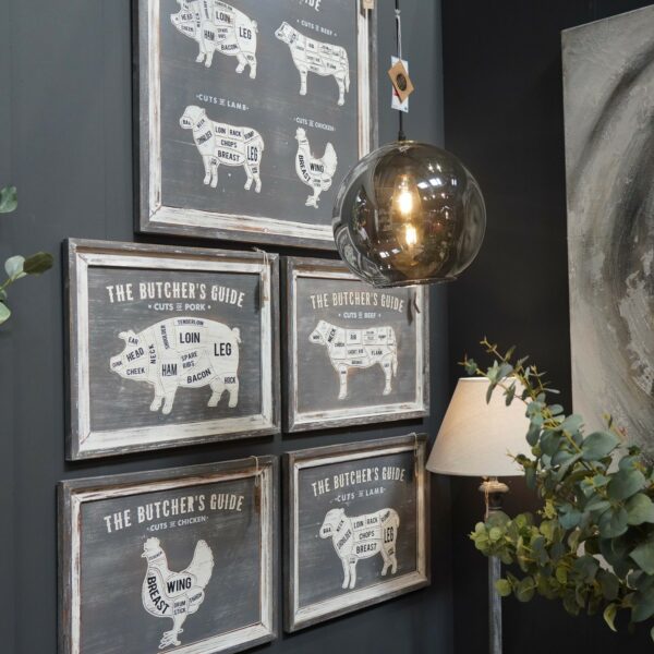 Butchers Cuts Beef Wall Plaque - Image 4
