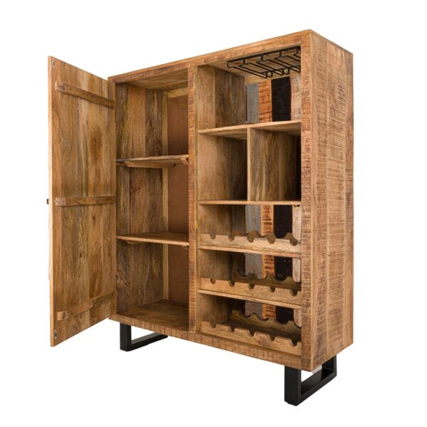 Reclaimed Industrial  Bar Drinks Cabinet - Image 2