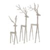 Small Silver Standing Stag Ornament - Image 2