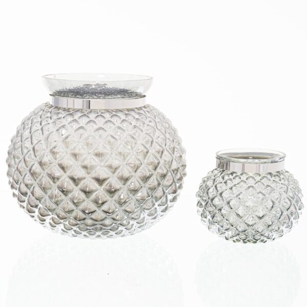 Smoked Midnight Combe Candle Holder - Image 3