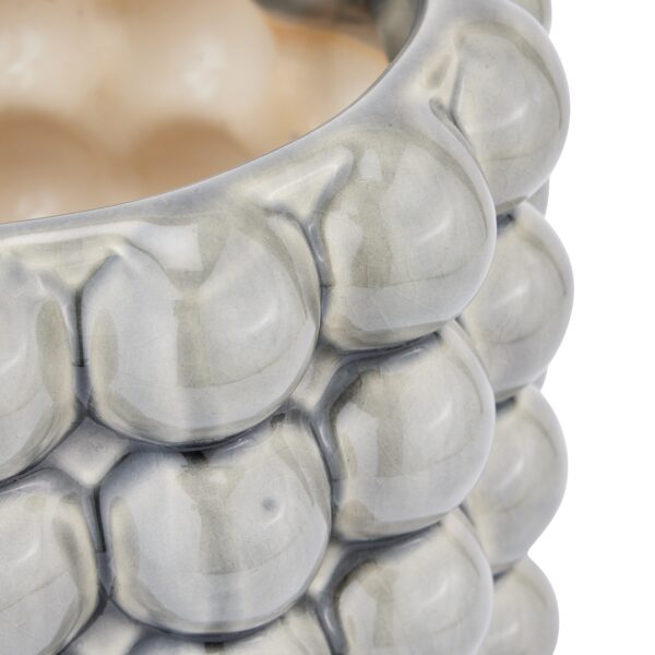 Seville Collection Large Grey Bubble Planter - Image 2