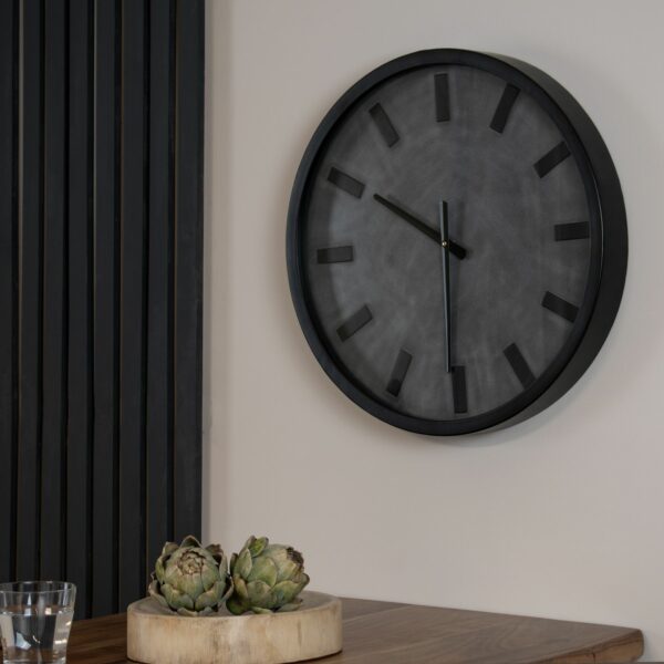 Concrete Effect Station Clock - Image 4