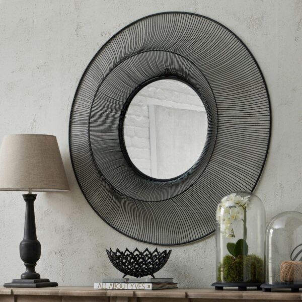 Chico Black Large Wire Mirror - Image 5