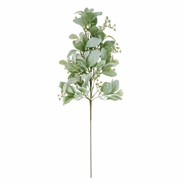 Large Winter Sprig With Lambs Ear And Wax Flower - Image 4