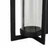 Tall Black Hurricane Lantern - Image 2