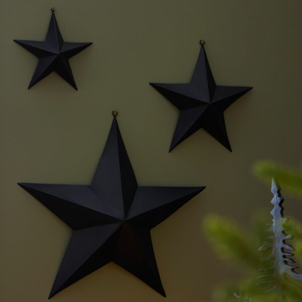 Matt Black Convexed Large Star - Image 4