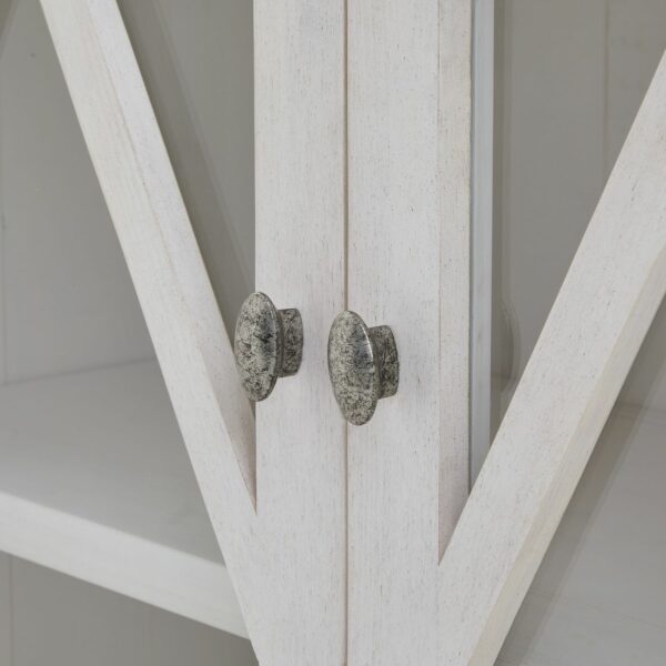 Stamford Plank Collection Tall Display Cabinet - Image 3