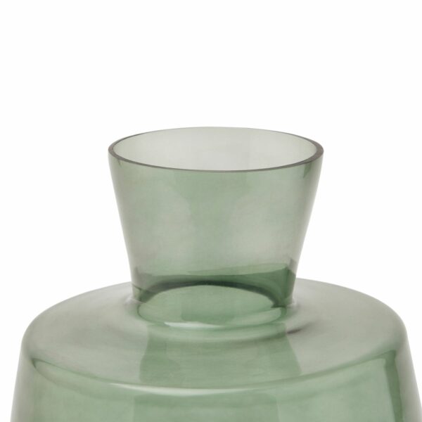Smoked Sage Glass Large Ellipse Vase - Image 2