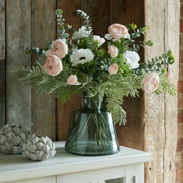 Smoked Sage Glass Large Ellipse Vase - Image 3