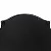 Matt Black Ornate Curved Mirror - Image 2