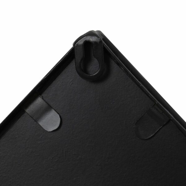 Matt Black Quaterfoil Mirror - Image 2