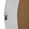 Washed Wood Round Framed Mirror - Image 3