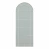 White Large Arched Window Mirror