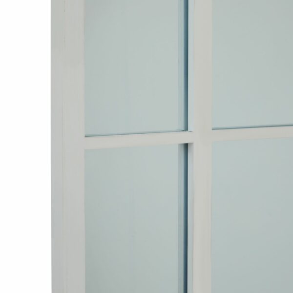 White Large Arched Window Mirror - Image 3