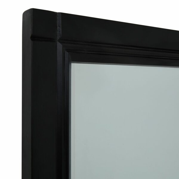 Black Wood XL Window Mirror - Image 2