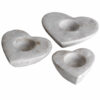 Set Of Three Heart Tea Light Holders - Image 2