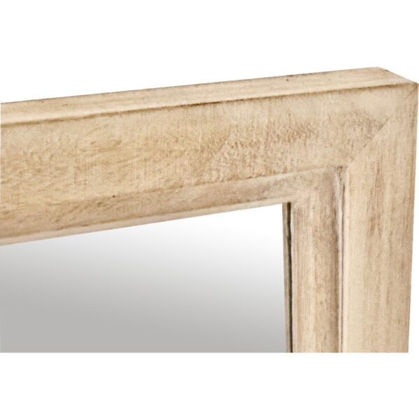 Washed Wood Window Mirror - Image 2